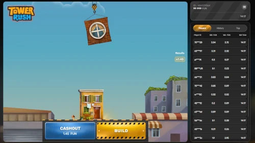 Tower Rush Crash Game